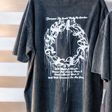 ビッグシルエットUSED風Tシャツ 【オーバーサイズ】【ロング丈】