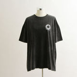 ビッグシルエットUSED風Tシャツ 【オーバーサイズ】【ロング丈】
