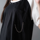 【10/23 10:59までの特別価格】【メール便】ハートチェーンラグランtee