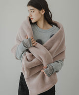【10/23 10:59までの特別価格】ファーポンポンニット