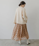 【10/23 10:59までの特別価格】Wリボンスリットニット