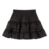 【10/23 10:59までの特別価格】ティアードフリルバレリーナスカート【大きいサイズ有】