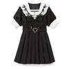 白襟×ブラック