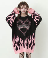 【10/23 10:59までの特別価格】フレイムジャガードビッグニット