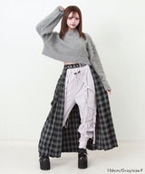 【10/23 10:59までの特別価格】クロップドシャギーニット