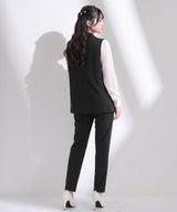 【10/23 10:59までの特別価格】軽やかな着心地楽ちんスーツセットアップ【M/L/LL】【大きいサイズ有】