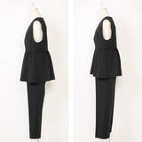 【10/23 10:59までの特別価格】軽やかな着心地楽ちんスーツセットアップ【M/L/LL】【大きいサイズ有】
