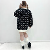 【10/23 10:59までの特別価格】MLモノグラムニットカーディガン