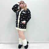 【10/23 10:59までの特別価格】MLモノグラムニットカーディガン