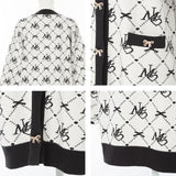 【10/23 10:59までの特別価格】MLモノグラムニットカーディガン