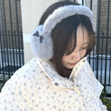 ボリュームファーリボンイヤーカフ