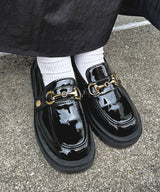 5cmヒールカスタムバックルローファー