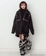 【10/23 10:59までの特別価格】2WAYボンデージファーコート