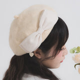 RSハートチャーム付リボンベレー帽