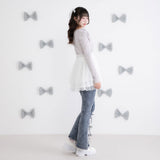 【10/23 10:59までの特別価格】トリプルリボンスリットフレアパンツ