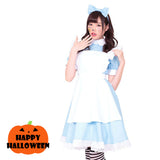 【10/23 10:59までの特別価格】リボンメイドドレス【ハロウィン コスプレ】