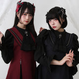 姫袖ビジュースカーフワンピース