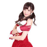 【10/23 10:59までの特別価格】【メール便】サンタショート手袋【クリスマス コスプレ】