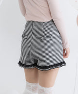 フリルレースショートパンツ