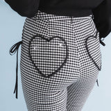 フリルレースロングフレアパンツ
