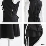 シャツドッキングテーラードワンピース【大きいサイズ有り】