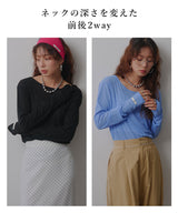 【メール便】前後2wayシアーロングトップス