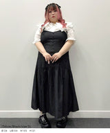 【4L〜6L】マーメイドデニムキャミワンピース