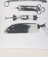 【メール便】プリントクロップド丈半袖Tシャツ