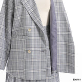 ジャケット&プリーツミニスカパンセットアップ