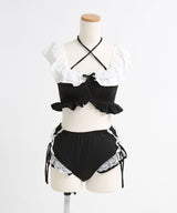 ロマンティックレースフリルマルチウェイ水着