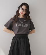 プリント刺繍ロゴTシャツ