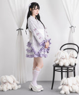 総レースリボン浴衣ドレス