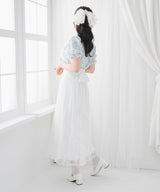 【メール便】選べる柄シンプルボウタイシャツブラウス