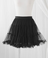 チュールフリルバレリーナスカート【大きいサイズ有り】