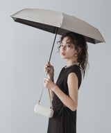 【晴雨兼用】【男女兼用】ショルダーポーチ付きコンパクト日傘