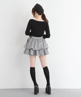 【10/23 10:59までの特別価格】刺_レタリングクロップドカットソー【大きいサイズ有り】