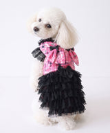 【メール便】うさ耳パーカーラブリーフリフリレースギャル犬服