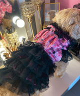 【メール便】うさ耳パーカーラブリーフリフリレースギャル犬服