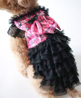 【メール便】うさ耳パーカーラブリーフリフリレースギャル犬服
