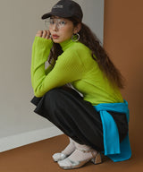 【26aw】ロングスリーブカラフルリブタートル