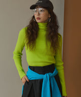 【26aw】ロングスリーブカラフルリブタートル