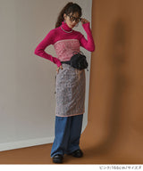 【26aw】ロングスリーブカラフルリブタートル