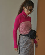 【26aw】ロングスリーブカラフルリブタートル