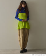 【26aw】ロングスリーブカラフルリブタートル