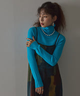 【26aw】ロングスリーブカラフルリブタートル