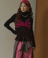 【26aw】ロングスリーブカラフルリブタートル