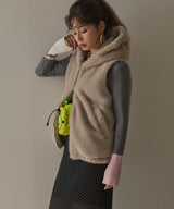 【26aw】フレア袖配色プルオーバーニット