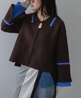 【10/23 10:59までの特別価格】ダンボールヘンリーネックプルオーバーニット