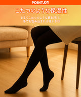 【10/23 10:59までの特別価格】【メール便】160デニール裏起毛タイツ