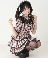 フリルティアードハートアイドルワンピース